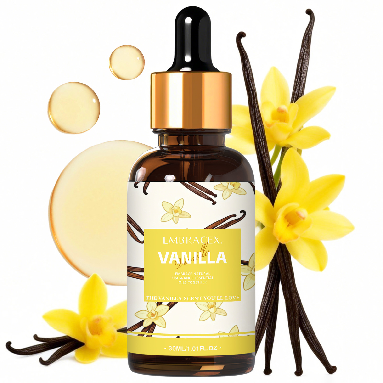 Candle Making Oil Scents - 30ml Vanilla Essential Oil Perfume Skincare