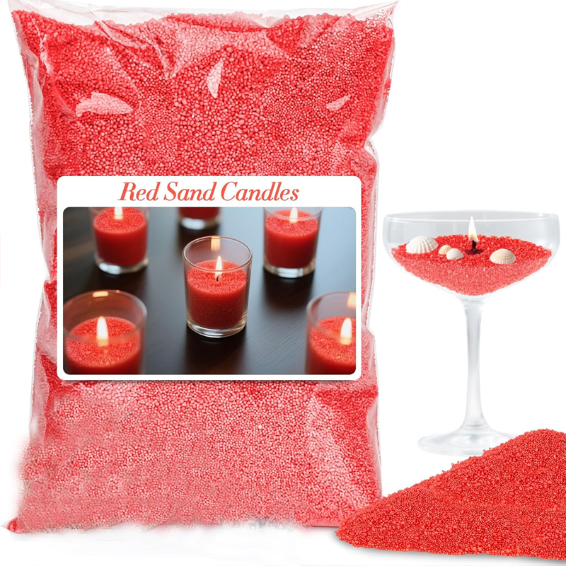 Candle Making Video - 100G Green White Red Sand Pearled