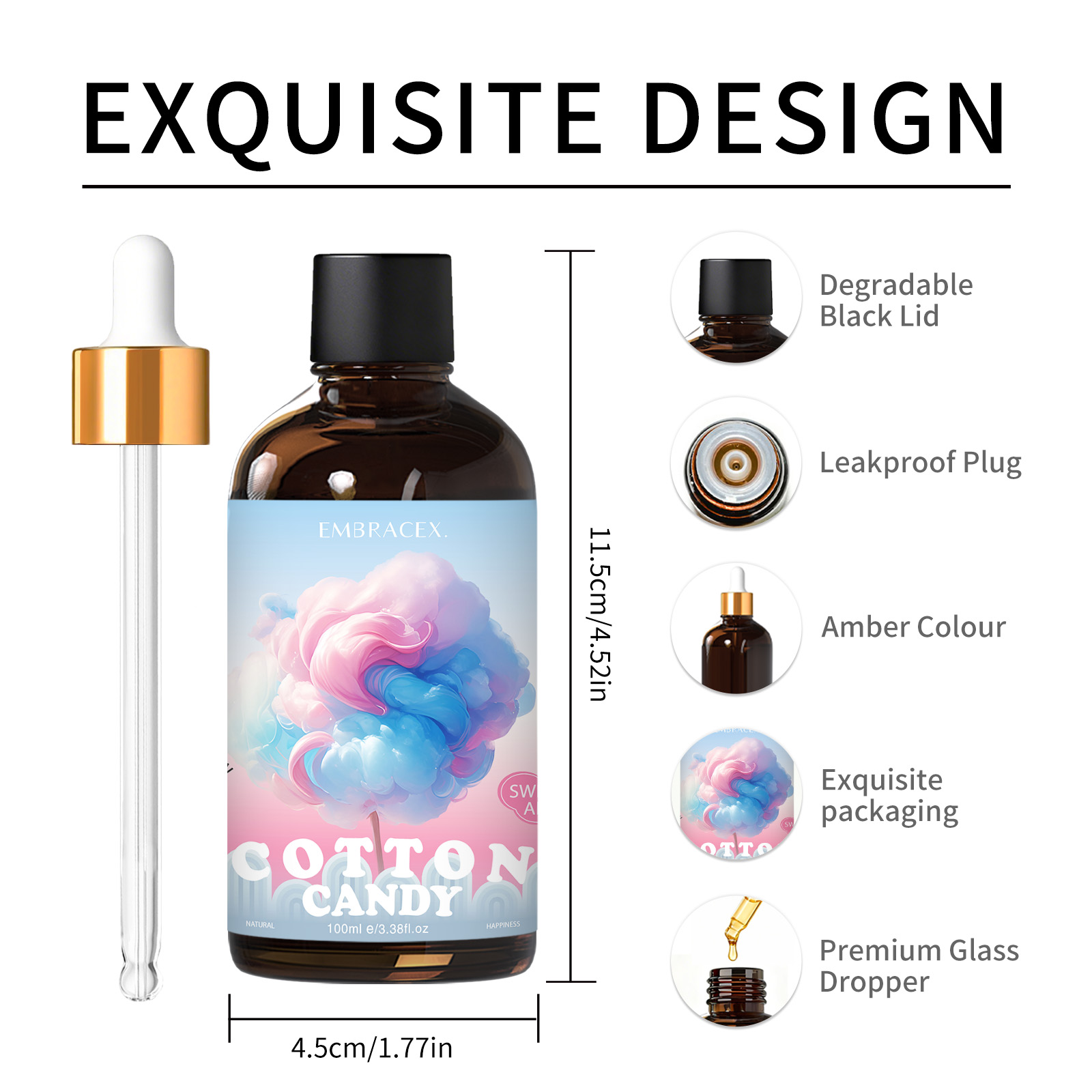100ml Cotton Candy Essential O - đánh giá và giá Candle Making Oil Scents