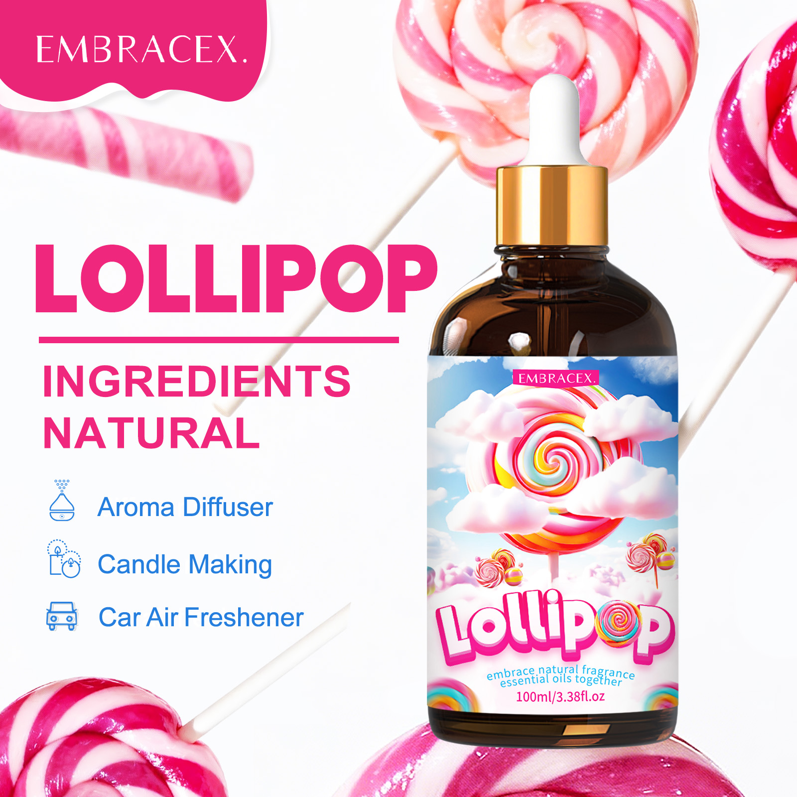 100ml Lollipop Essential Oil F - đánh giá và giá Candle Making Oil Scents