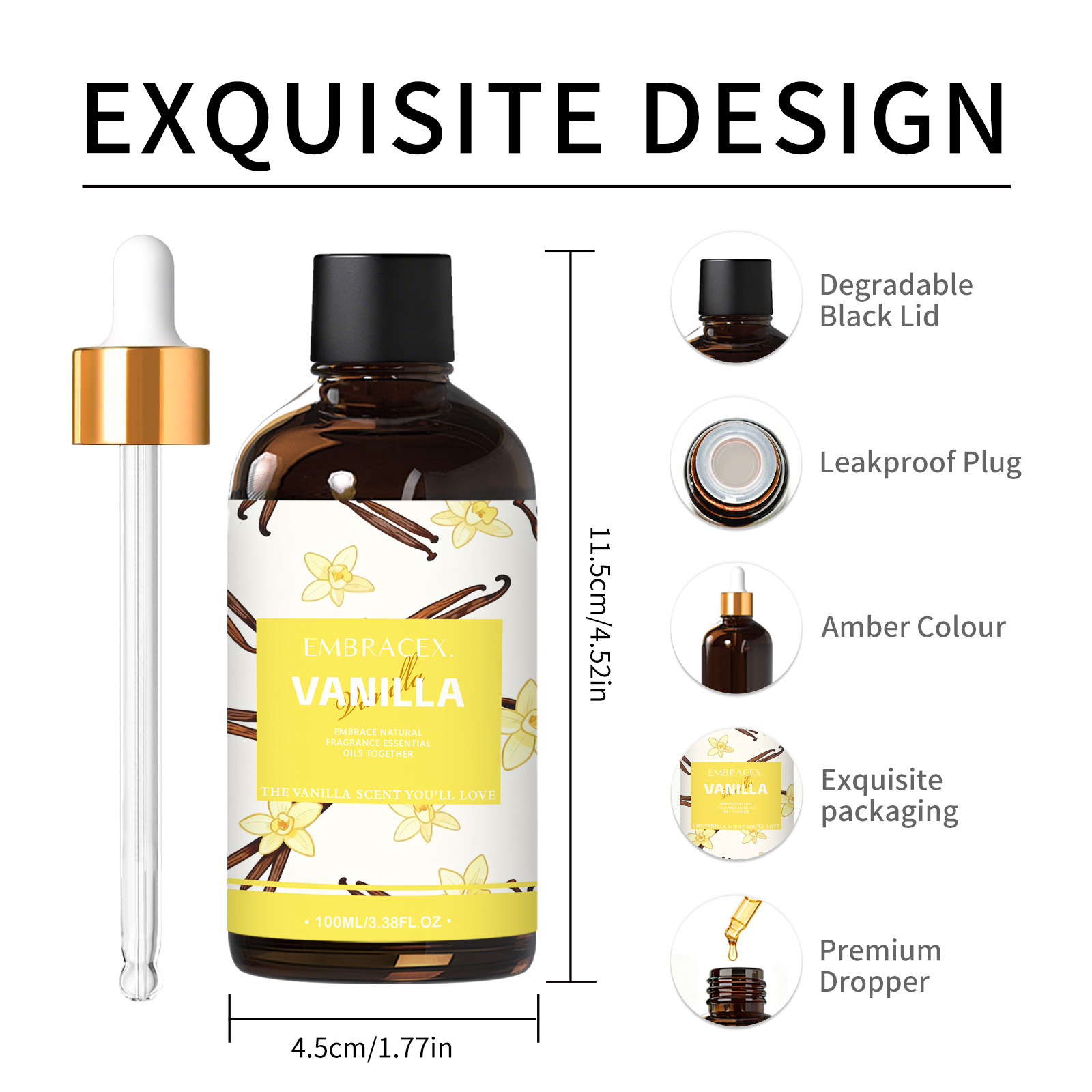 100ml Vanilla Essential Oil Bo - đánh giá và giá Candle Making Oil Scents