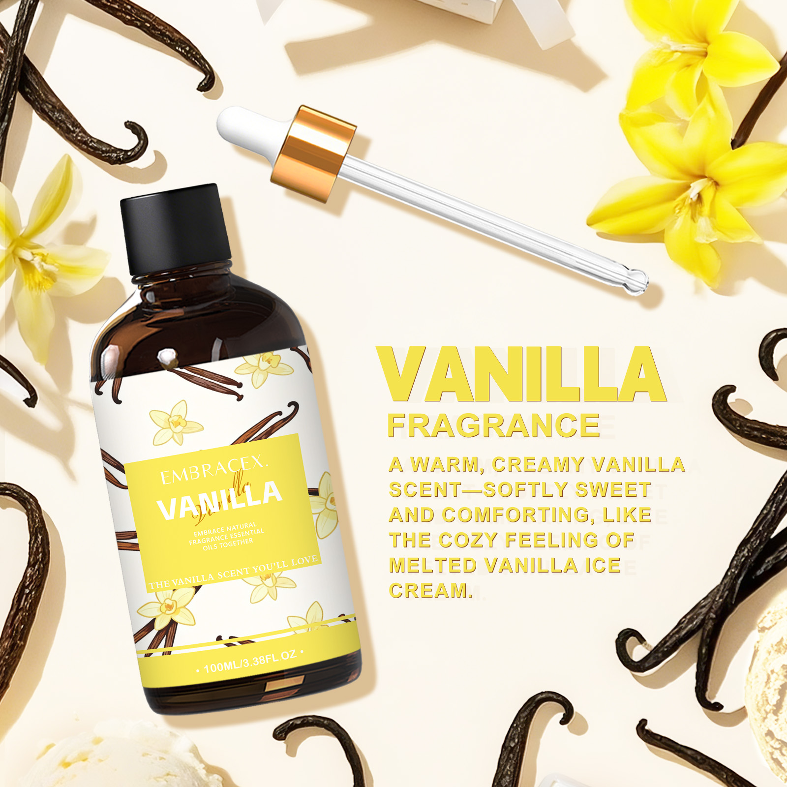 100ml Vanilla Essential Oil Bo - đánh giá và giá Candle Making Oil Scents