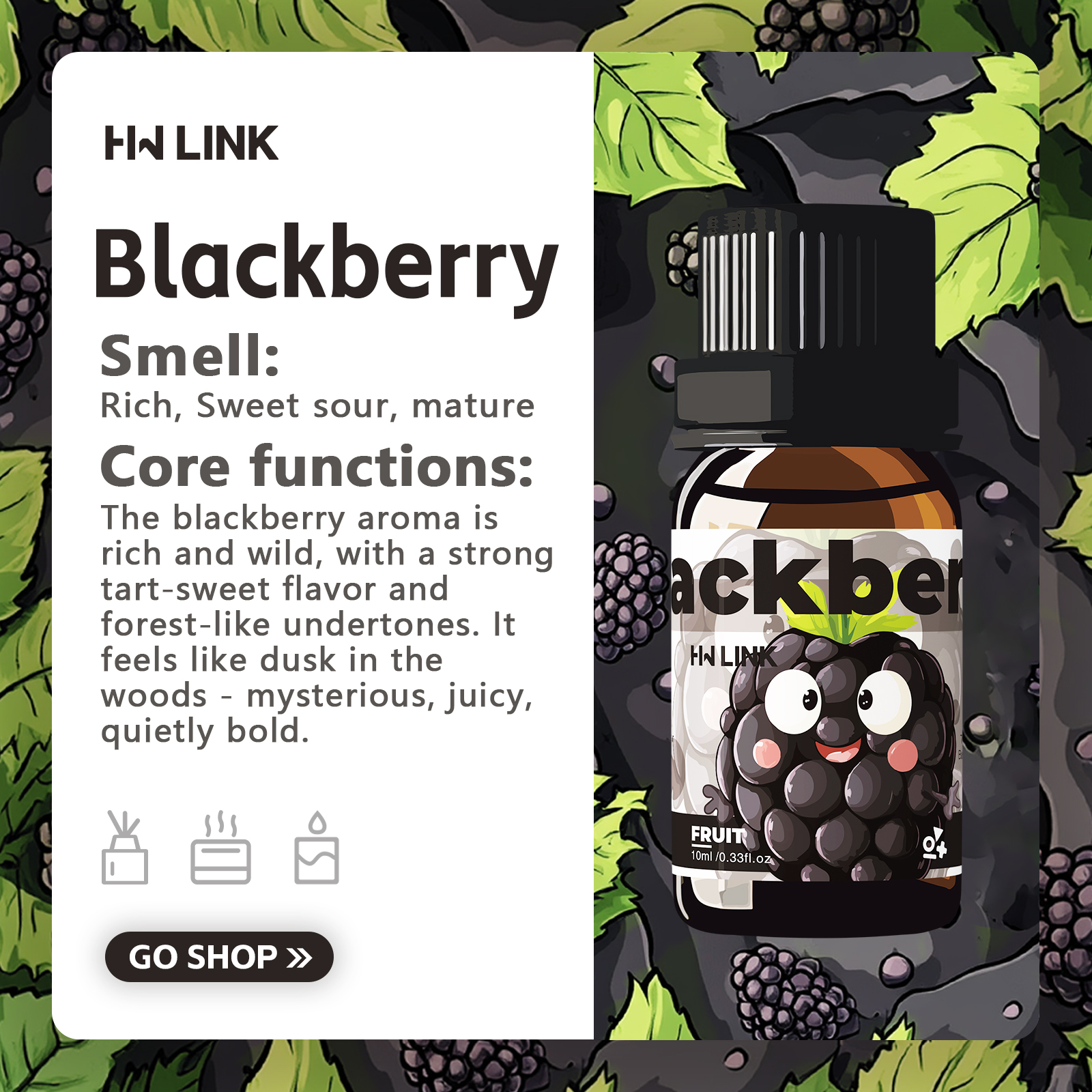Blackberry Essential Oil Black - đánh giá và giá Candle Making And Perfume
