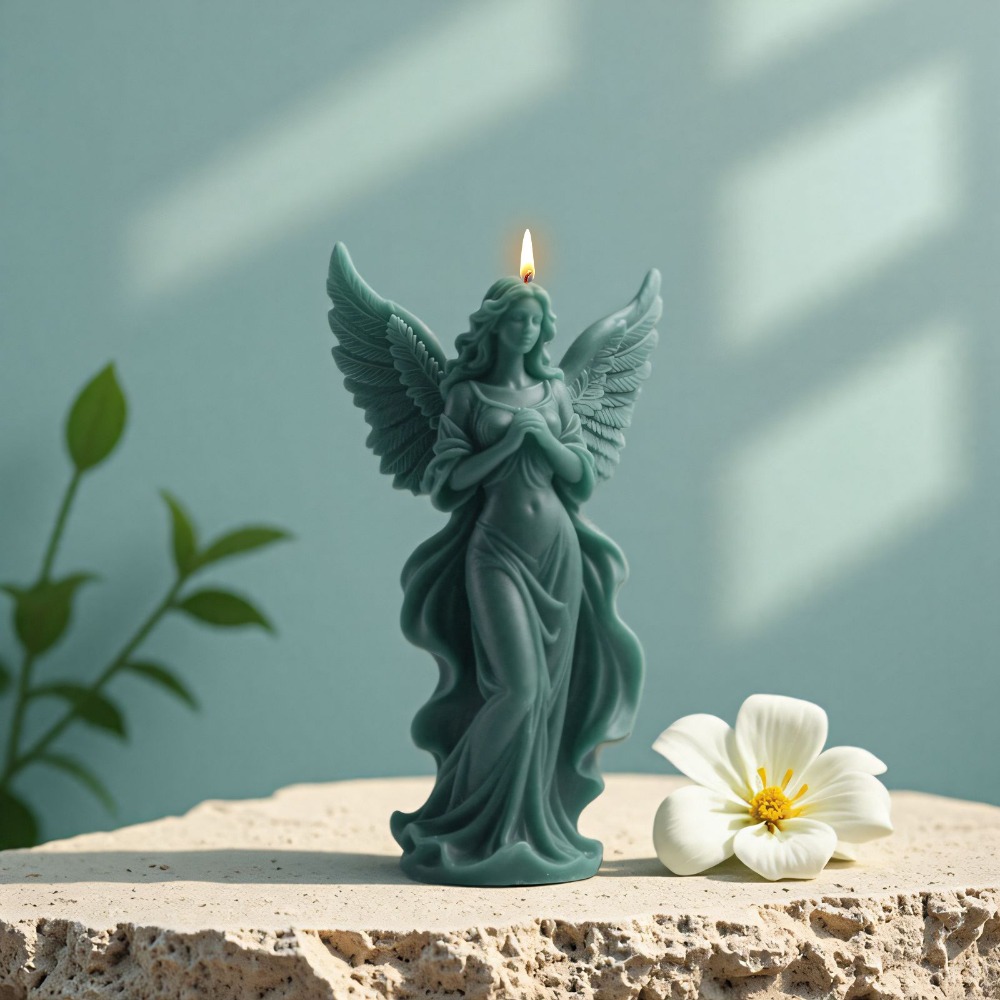 Wings Goddess Scented Silicone - đánh giá và giá Candle Making Video