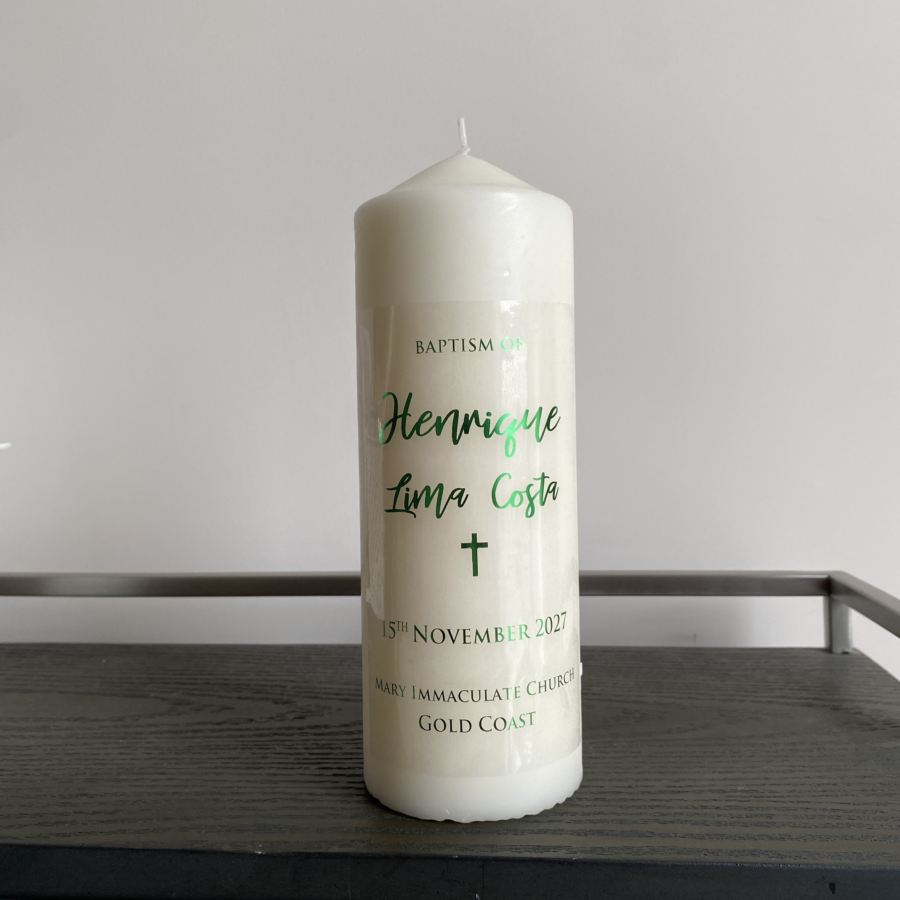 1 Personalized Wedding Candle  - đánh giá và giá Candle Warning Label