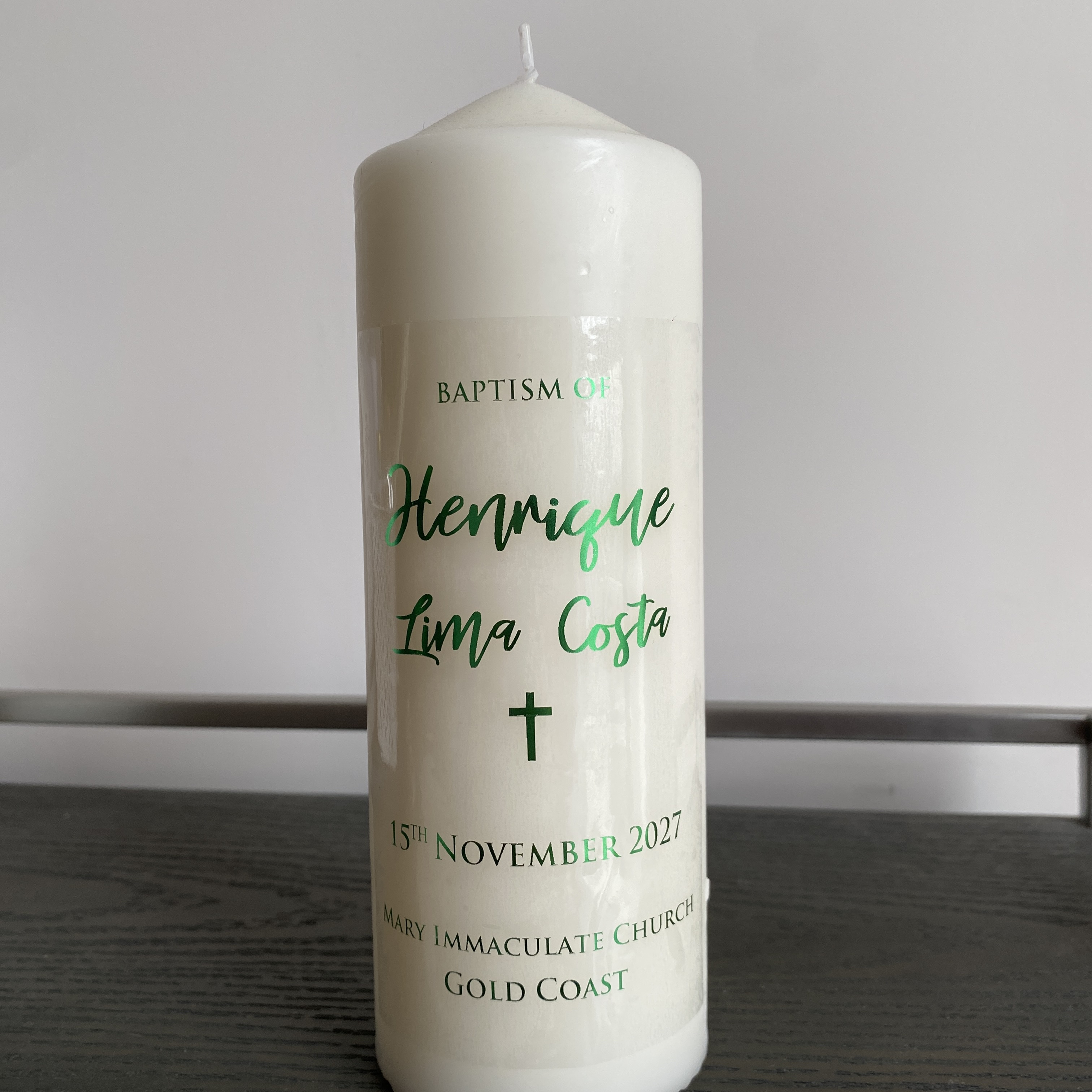 1 Personalized Wedding Candle  - đánh giá và giá Candle Warning Label