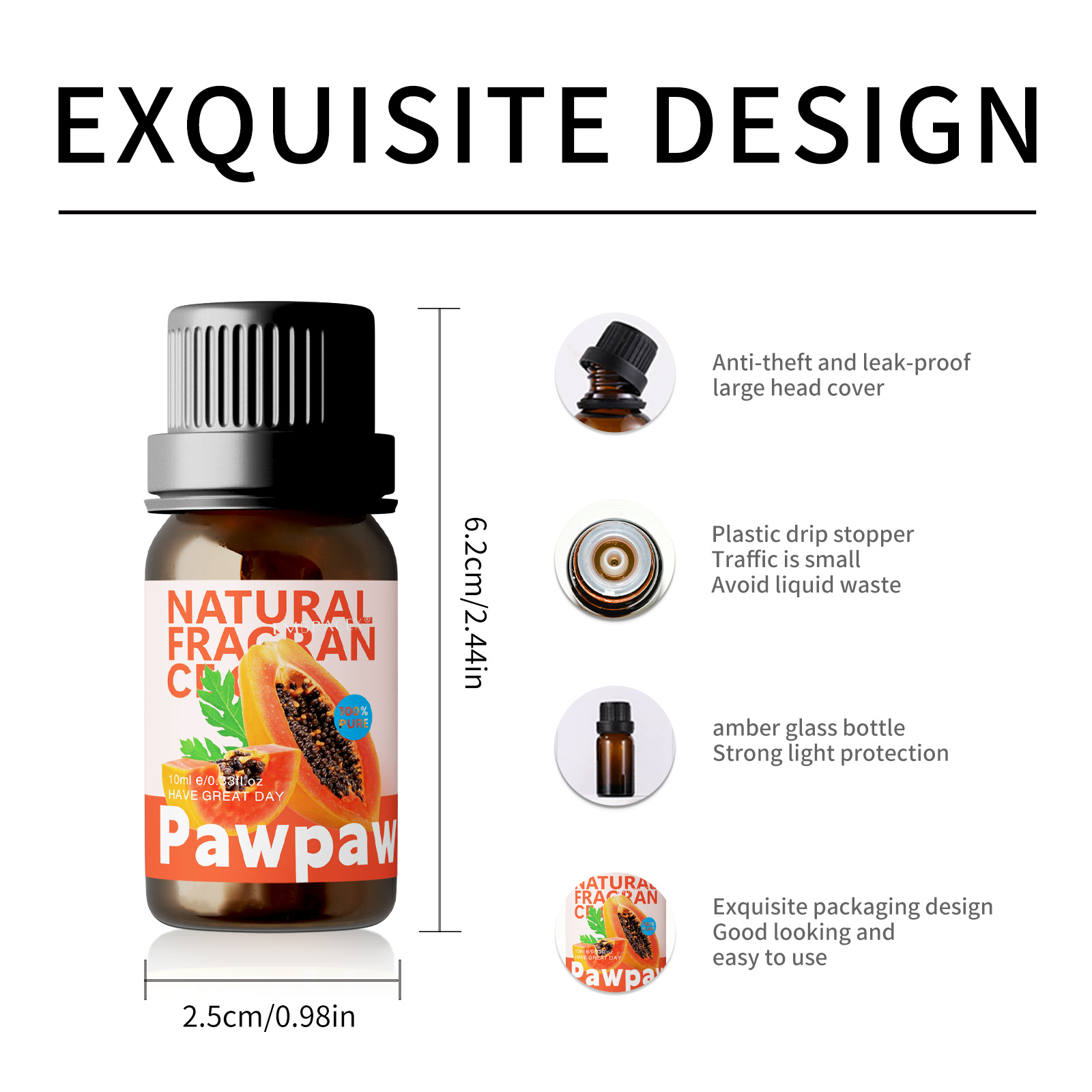 10ml Pawpaw Essential Oil Frui - đánh giá và giá Candle Making Oil Scents