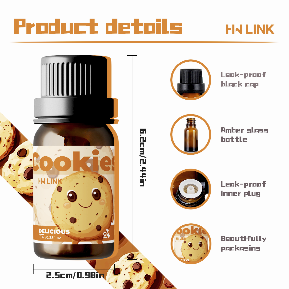 10ml Cookies Essential Oils Pe - đánh giá và giá Candle Making And Perfume