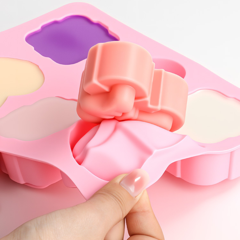 Square Heart Shape Silicone Mo - đánh giá và giá Candle Making Video