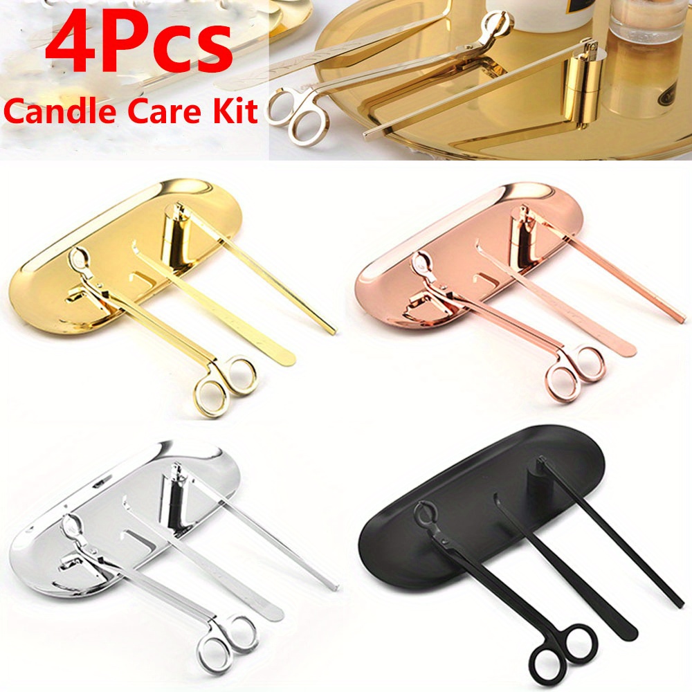 4pcs/set Luxury Candle Care Ki - đánh giá và giá Candle Making Ideas