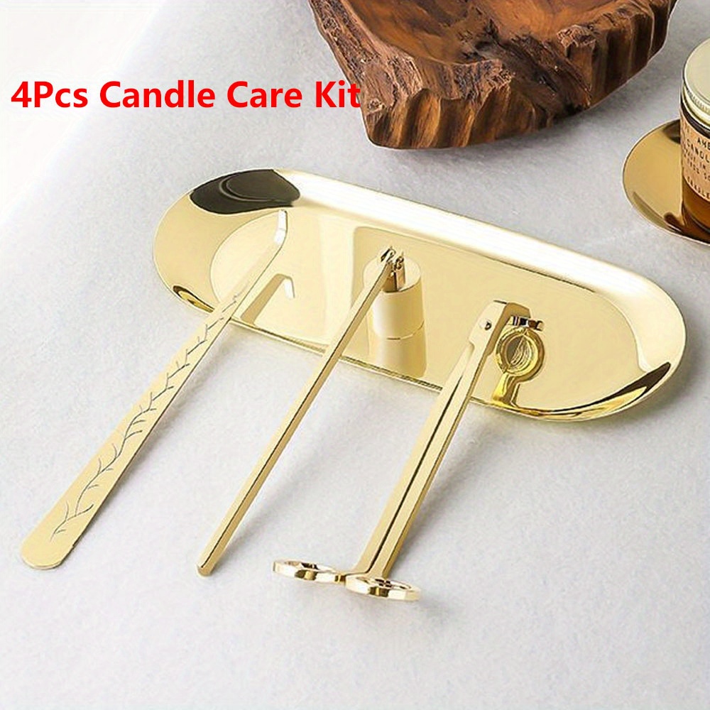 4pcs/set Luxury Candle Care Ki - đánh giá và giá Candle Making Ideas