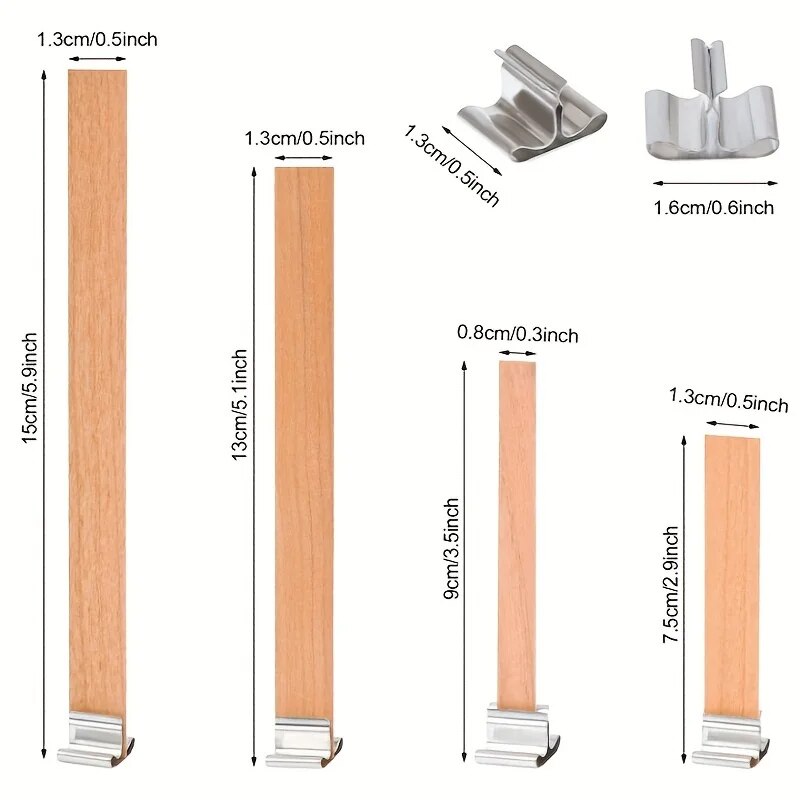 30pcs High Quality Wooden Cand - đánh giá và giá Candle Making With Beeswax