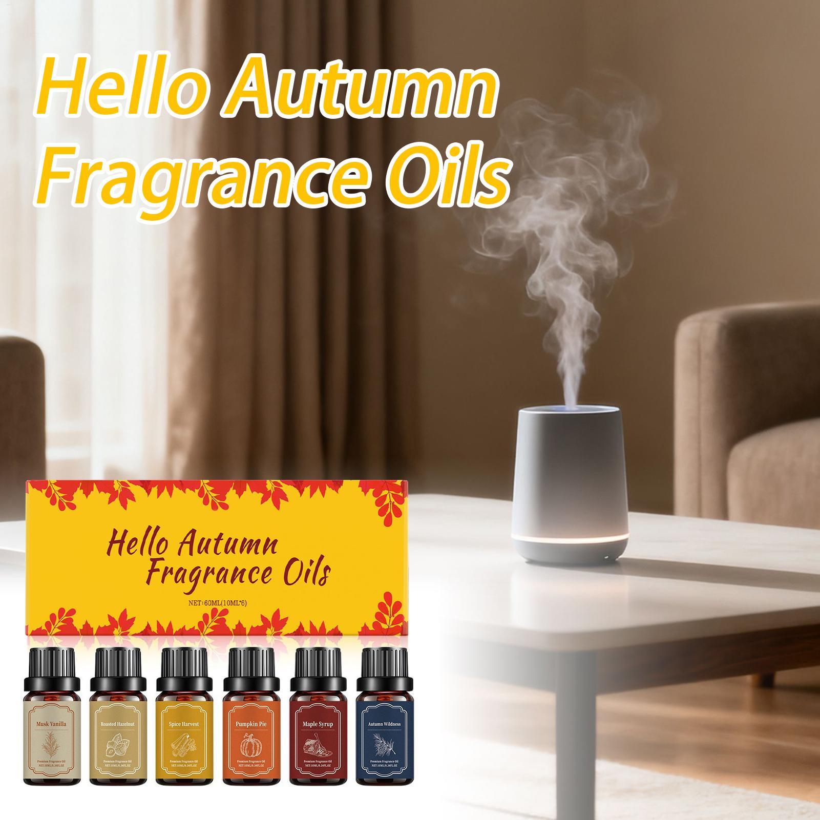 6pcs Fall Scented Diffuser Oil - đánh giá và giá Candle Making Oil Scents