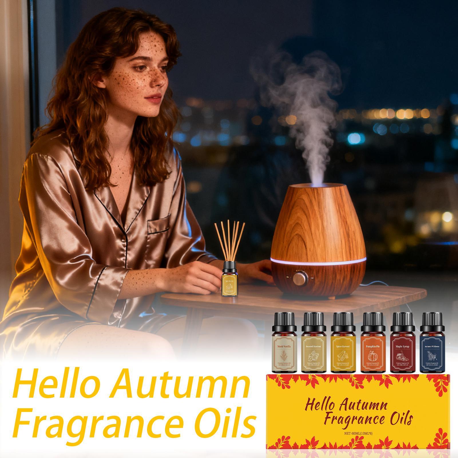 6pcs Fall Scented Diffuser Oil - đánh giá và giá Candle Making Oil Scents