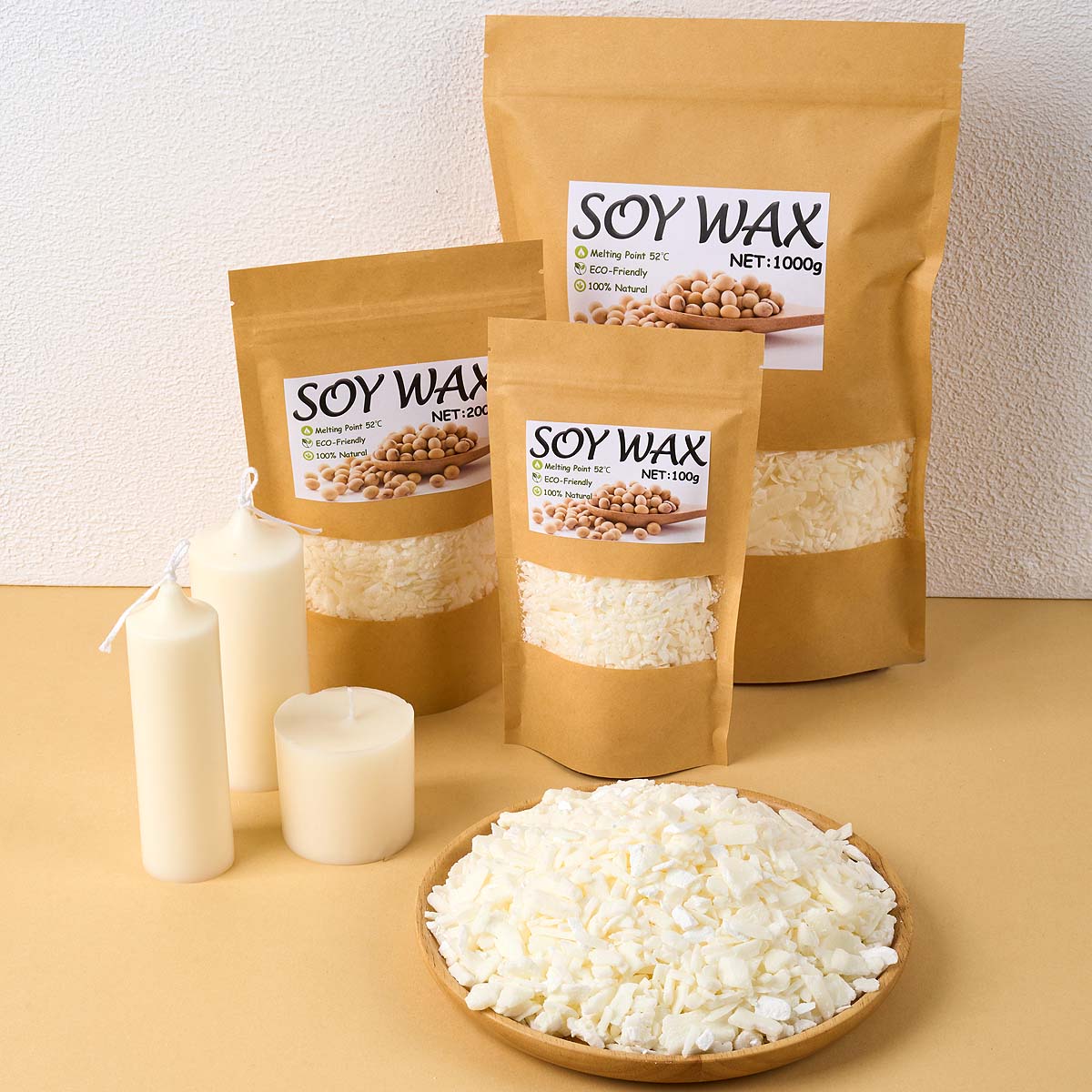 1 Pounds Pure White Soy Wax Fo - đánh giá và giá Candle Making Video