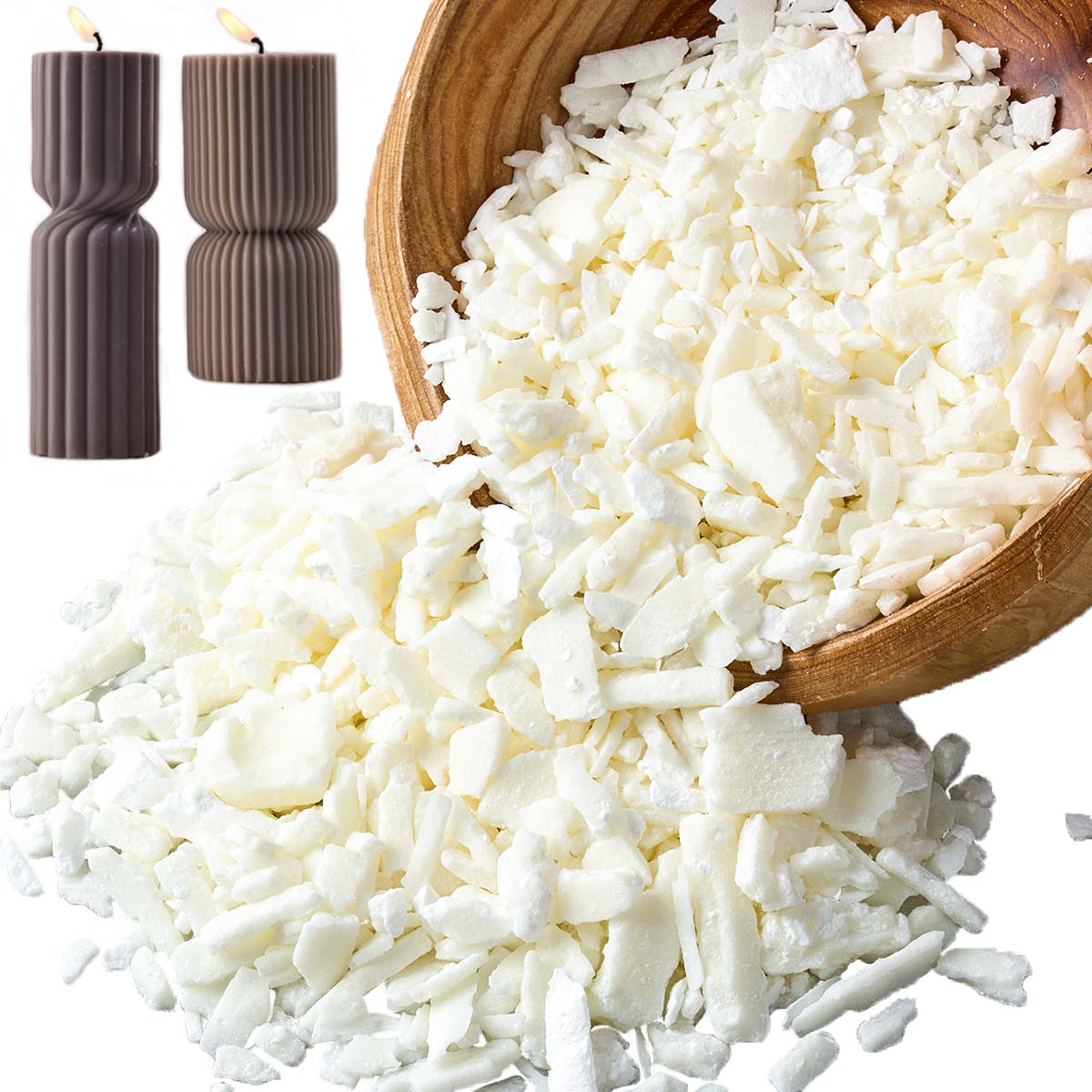 1 Pounds Pure White Soy Wax Fo - đánh giá và giá Candle Making Video
