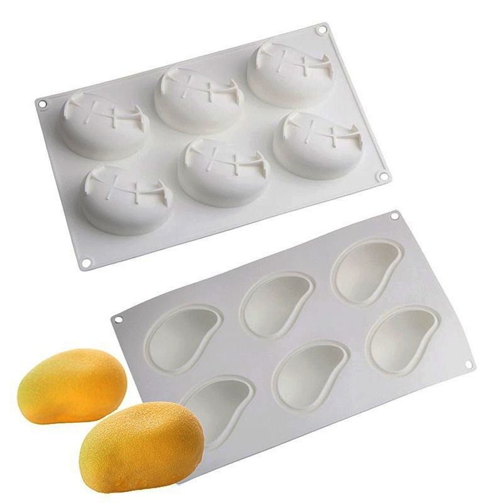 6 Cavity Mango Shaped Cake Mol - đánh giá và giá Candle Making Ideas