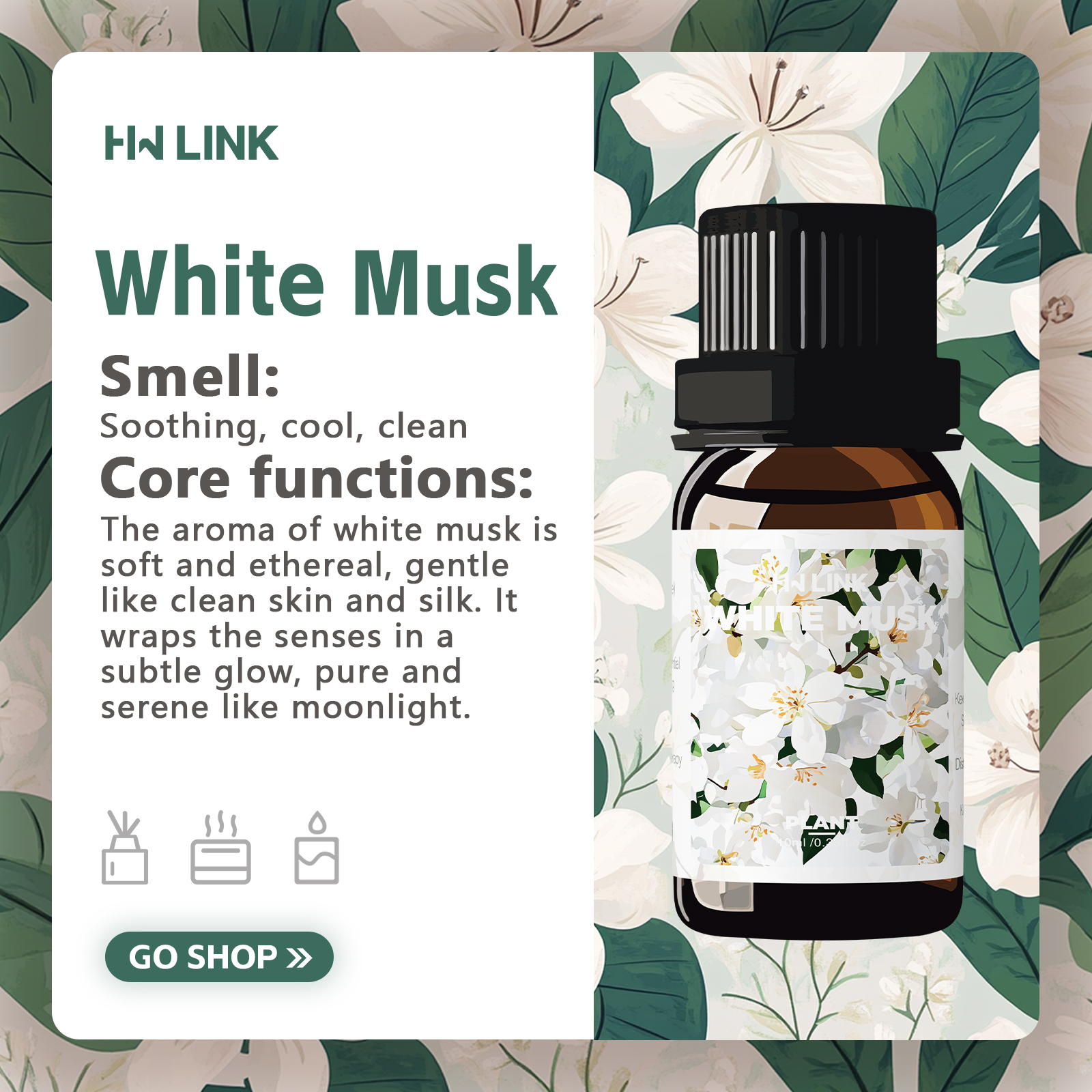 White Musk Essential Oils 10ml - đánh giá và giá Candle Making And Perfume
