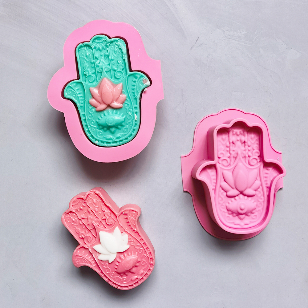 2/4pcs Silicone Soap Molds DIY - đánh giá và giá Candle Making Video