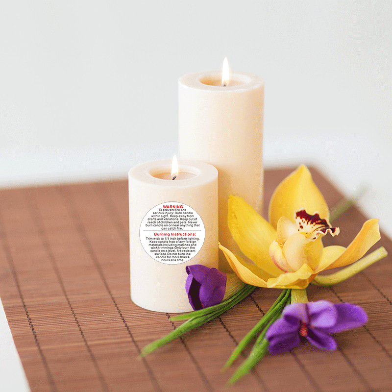 100-500pcs 1inch English Warni - đánh giá và giá Candle Warning Label
