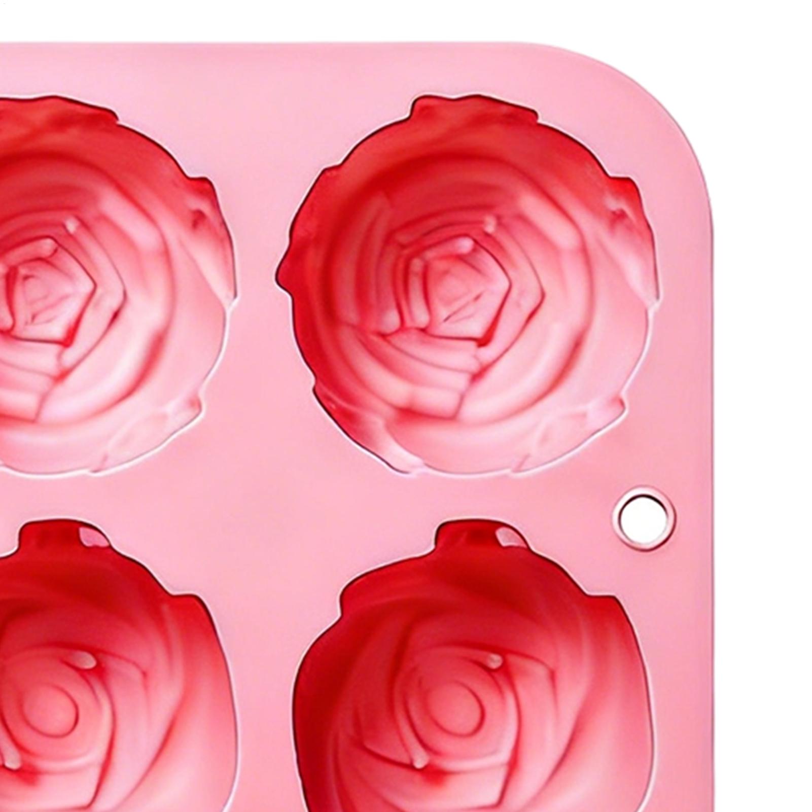8 Holes Rose Flower Silicone M - đánh giá và giá Candle Making Ideas