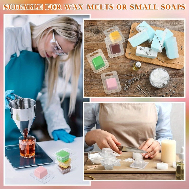 20/50pcs Clear Plastic Wax Mel - đánh giá và giá Candle Making Video