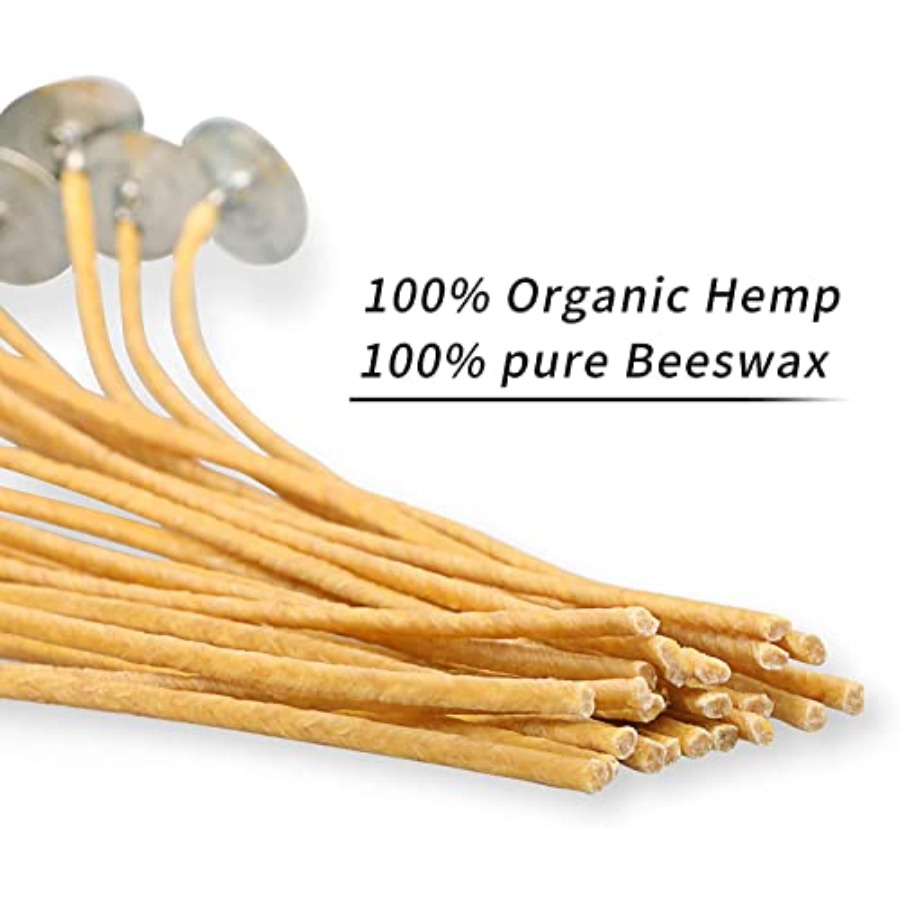 6In Hemp Wick, 100 Pcs Hemp Ca - đánh giá và giá Candle Making With Beeswax