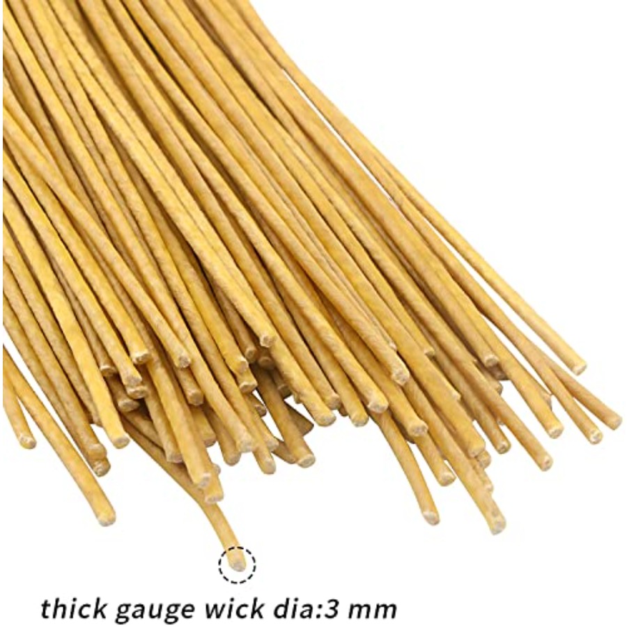 6In Hemp Wick, 100 Pcs Hemp Ca - đánh giá và giá Candle Making With Beeswax