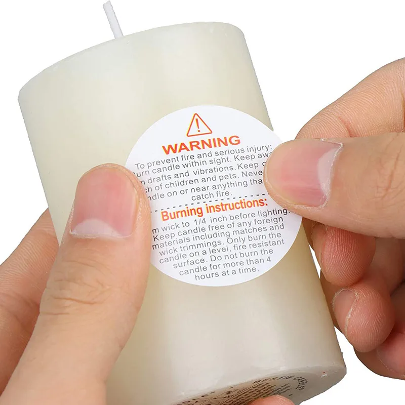 500Pcs Candle Warning Label La - đánh giá và giá Candle Warning Label