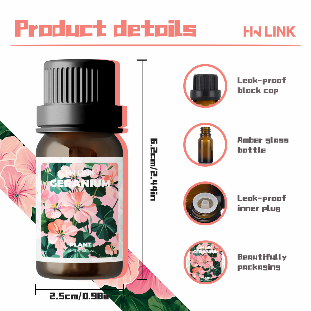 Geranium Essential Oil 10ml 10 - đánh giá và giá Candle Making And Perfume