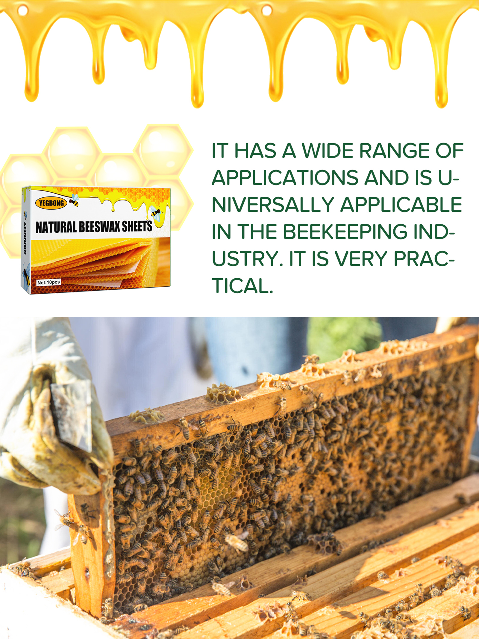 10Pcs Natural Honeycomb Bee Wa - đánh giá và giá Candle Making Video