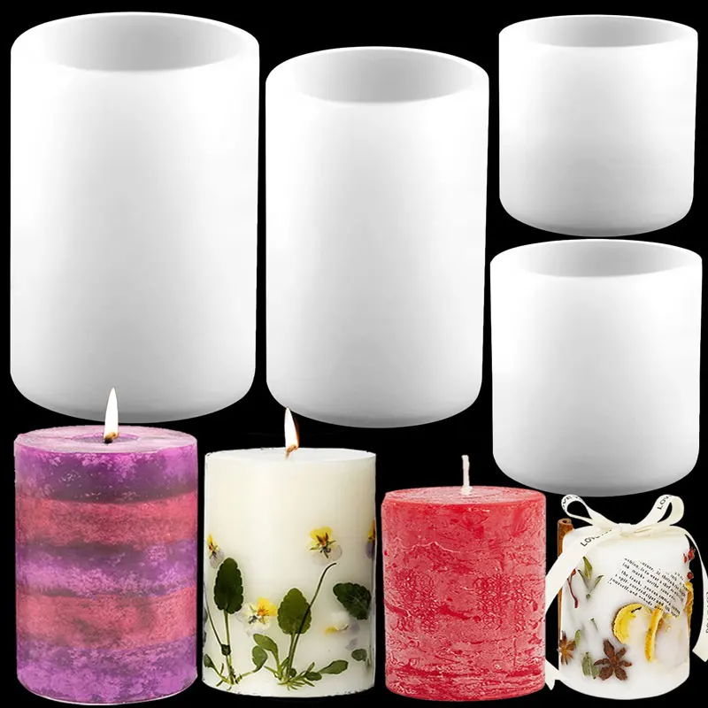 Cylinder Silicone Candle Molds - đánh giá và giá Candle Making Video