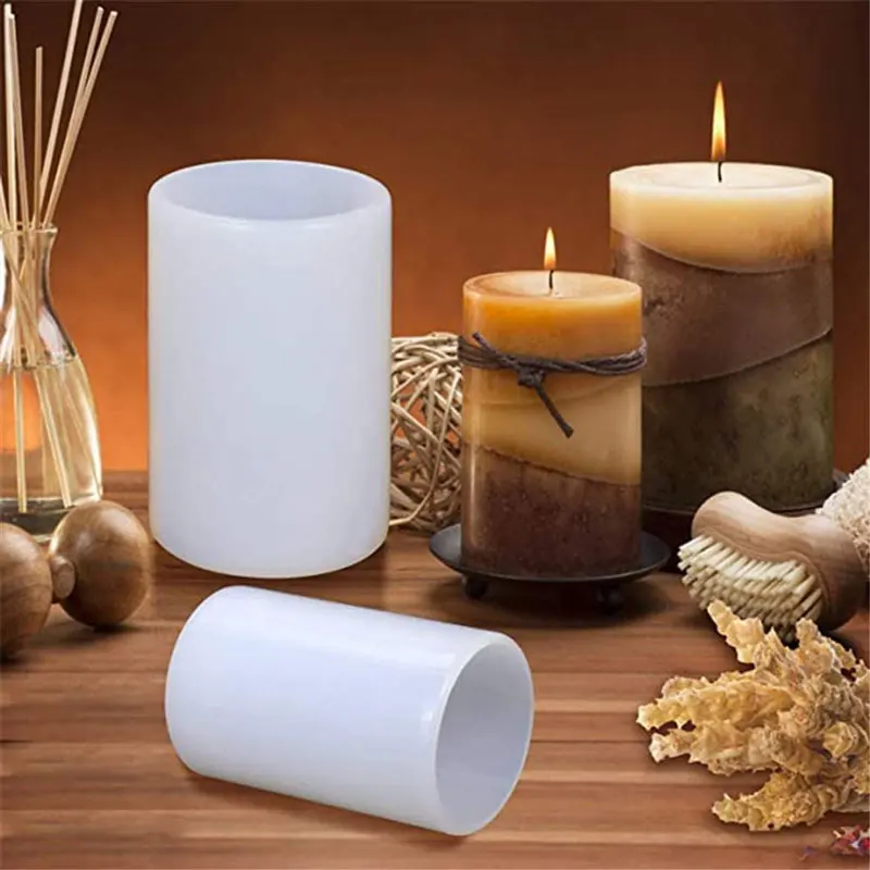 Cylinder Silicone Candle Molds - đánh giá và giá Candle Making Video