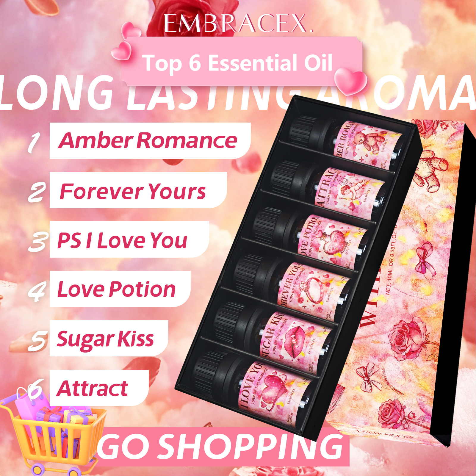 6PC/1PC 10ML With Love Essenti - đánh giá và giá Candle Making Oil Scents