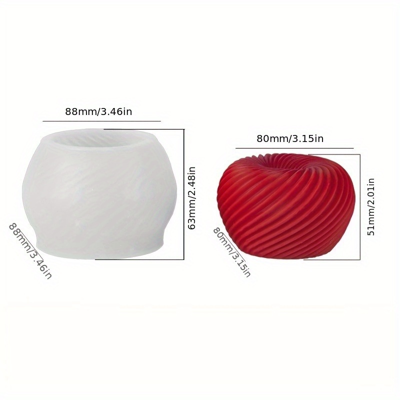 A trendy red apple silicone mo - đánh giá và giá Candle Making Ideas