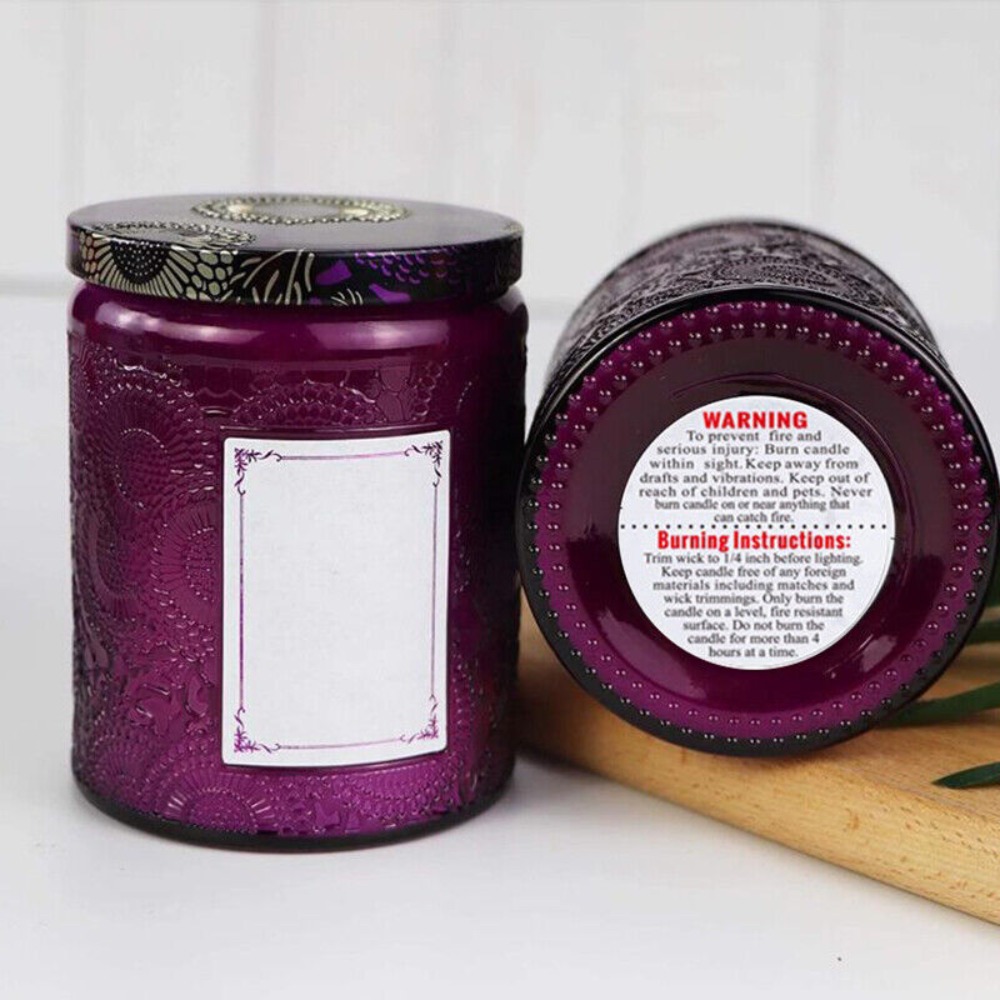 Self-adhesive Label Circular W - đánh giá và giá Candle Warning Label