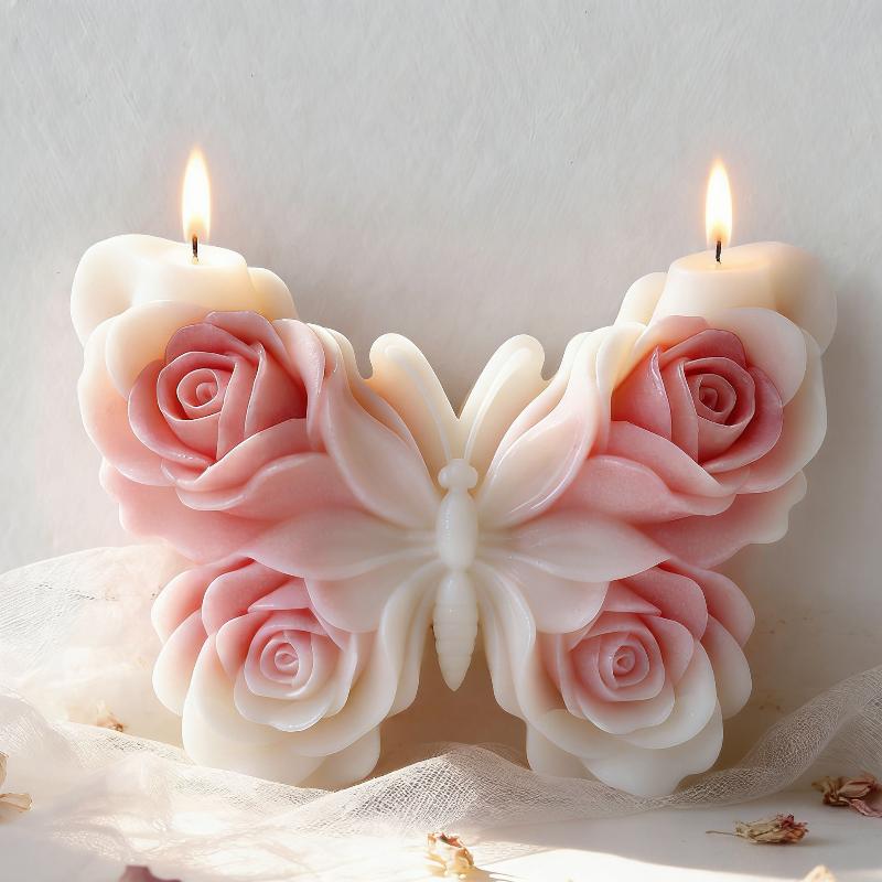 DIY Rose Butterfly Form Silico - đánh giá và giá Candle Making Ideas
