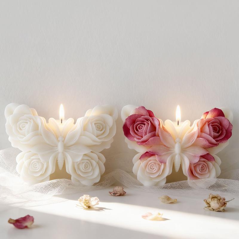 DIY Rose Butterfly Form Silico - đánh giá và giá Candle Making Ideas