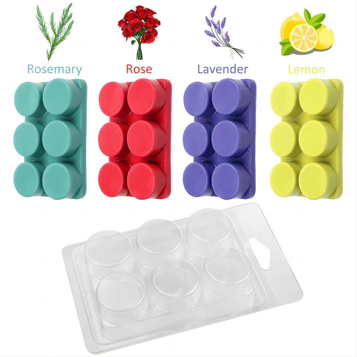 10pcs Wax Melt Mold, Wax Melt  - đánh giá và giá Candle Making Video