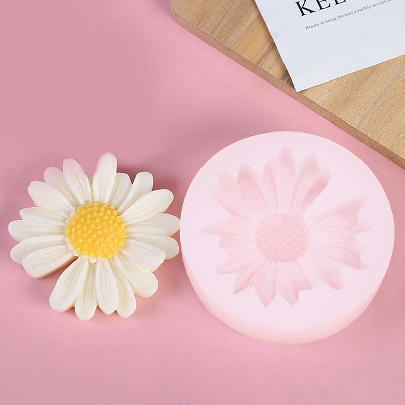 DIY Candle Silicone Mold Daisy - đánh giá và giá Candle Making Video