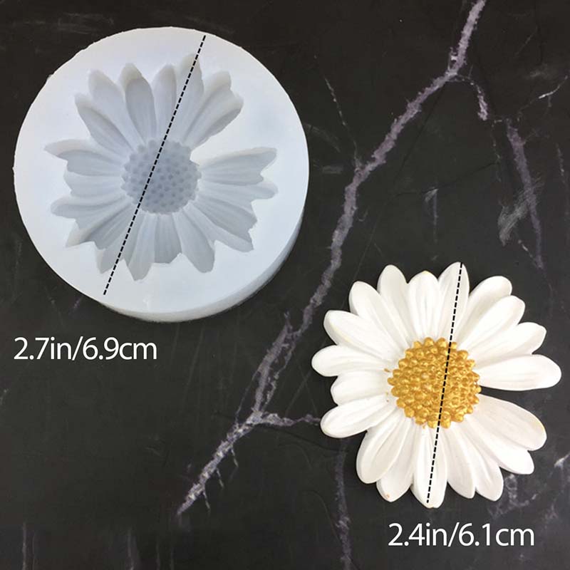 DIY Candle Silicone Mold Daisy - đánh giá và giá Candle Making Video