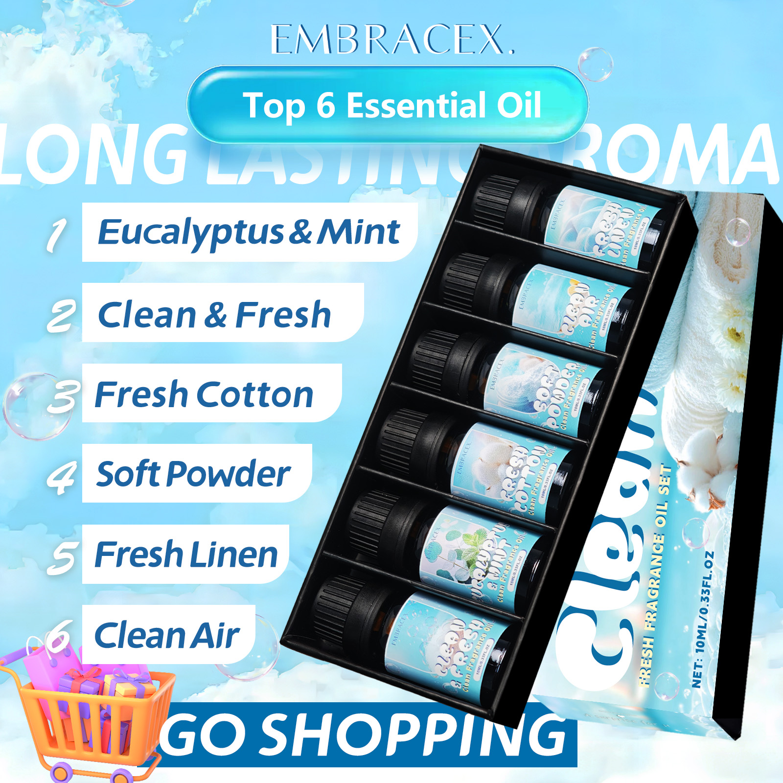 10ml Soft Powder Essential Oil - đánh giá và giá Candle Making Oil Scents