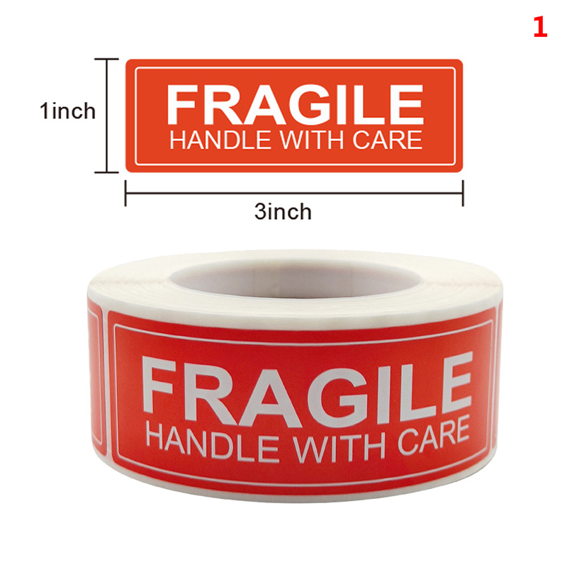 1Roll Fragile Stickers Candle  - đánh giá và giá Candle Warning Label