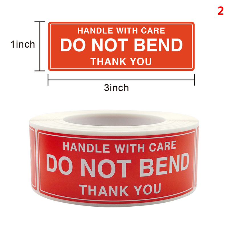 1Roll Fragile Stickers Candle  - đánh giá và giá Candle Warning Label